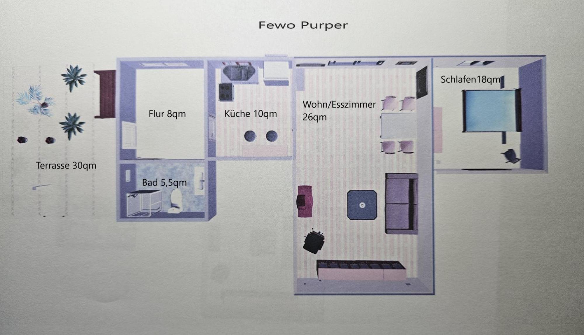 Fewo Purper Frauenberg Exteriér fotografie